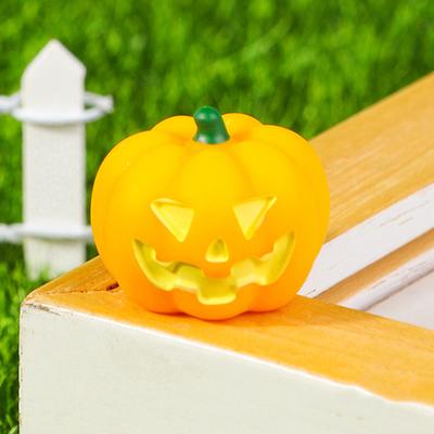 2Pcs Hinge Head Decorative Topper Halloween Pumpkin Bat Ghost Duck Elephant Pig Resin Figurine Statue Magnetic Hinge Head Home Decoration