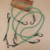 30-120Cm Green Stretch Ropes 6Mm Bungee Cords With Hooks Elastic Tie Strap Bikes Tie Car Luggage Packing Roof Rack Strap