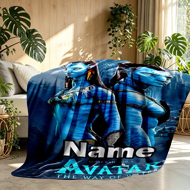Individuelle personalisierte Decke mit Avatar-Druck, Heimdekoration, Schlafzimmer, Sofa, Camping, Couch, Geschenke für Geburtstag Weihnachten