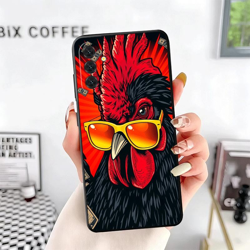 Chicken Hen Rooster Soft Phone Case for Samsung A17 A37 A57 A16 A26 A36 A56 A15 A25 A35 A55 A14 A24 A34 A54 A13 A23 A33 A53 A52