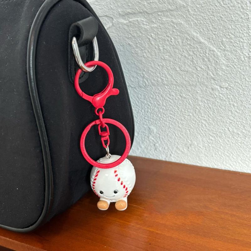 

Милый Мультяшный Объемный Брелок для Ключей в Виде Футбола и Бадминтона Каваи Забавный Креативный Парный Орнамент Декоративные Аксессуары Подарки