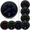 52mm Car Fuel Tank Level Gauge 0-190 Ohm Fuel Float Sensor + Fuel Level Gauge Universal With 7 Color LED Oil Tank Indicator