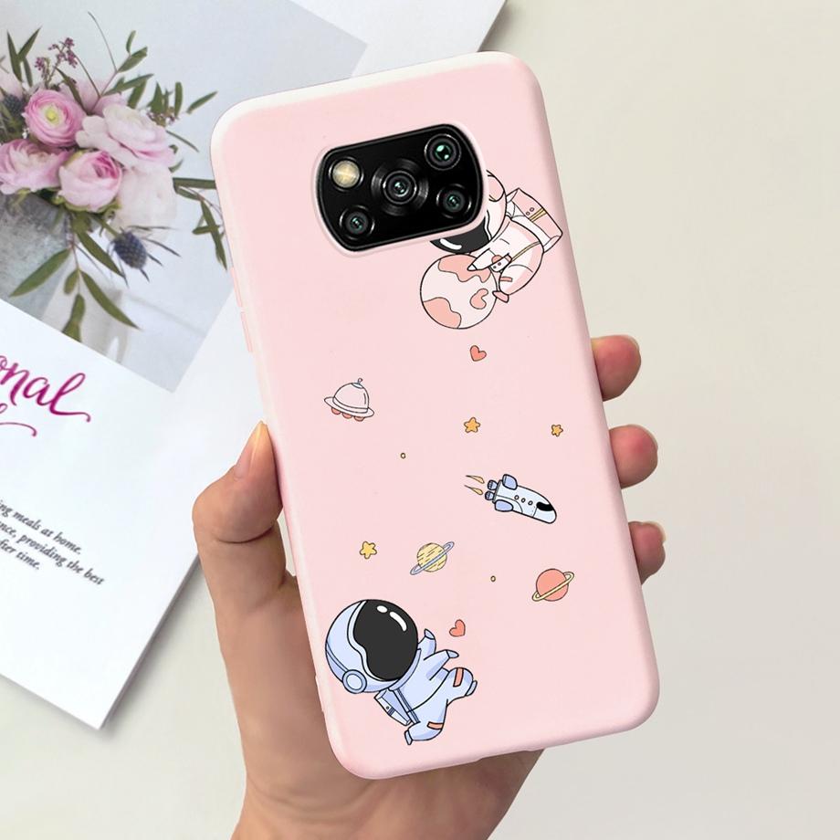 Pro Xiaomi Poco X3 Pro Pouzdro Poco X3 NFC Kryt Květina Roztomilý Kočka Malba Nárazník Skořápka Na PocoX3 X3Pro x3nfc Měkký Luxusní Silikon