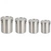 Stainless Steel Storage Tank Sealed Tank Food Storage Container with Scale Large Capacity Coffee Bean Cereal Tea Storage Tank