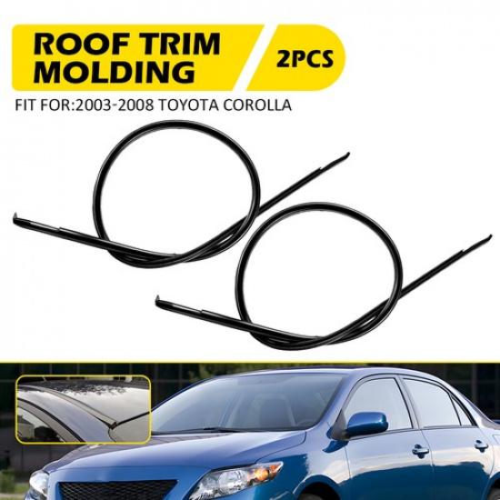 Для Toyota Corolla 2003-2008 Черная накладка крыши, уплотнительная лента 75555-12120