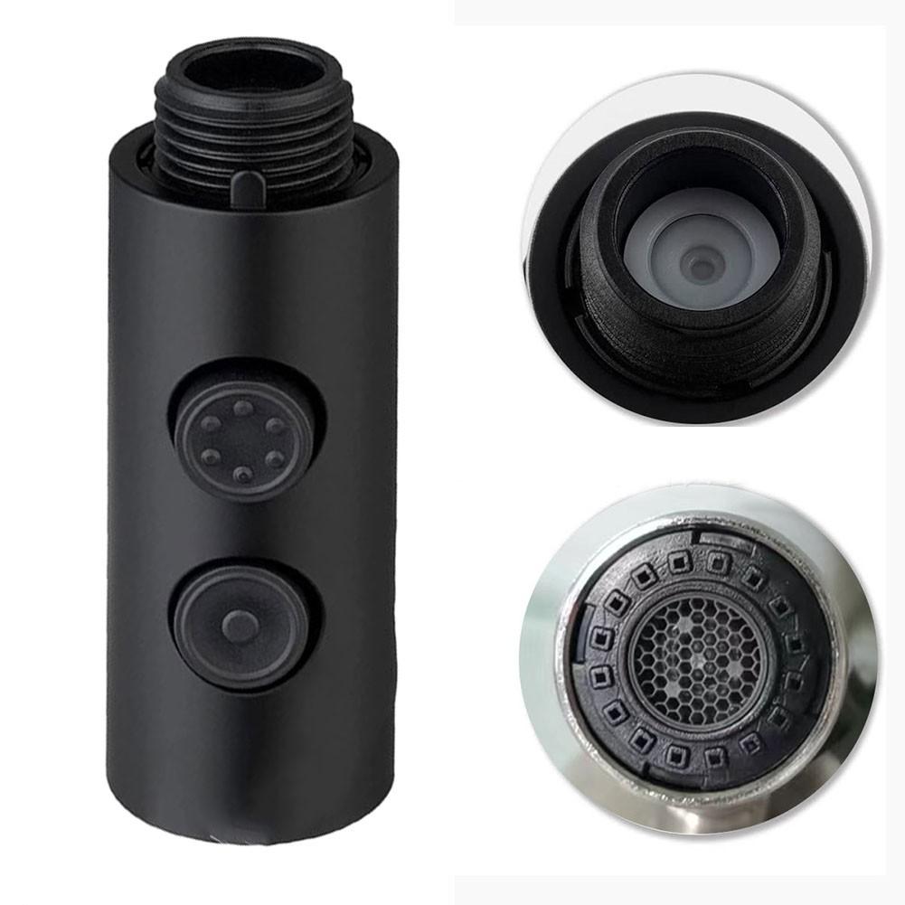 

Матовый выдвижной излив Электрогальванический смеситель Шланг чёрный