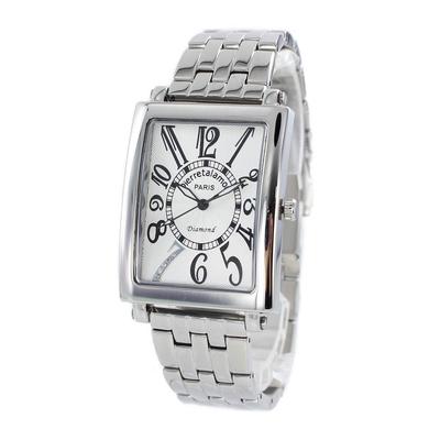 PIERRE TALAMON Byzantine Numerals White Dial Silver Watch [PIERRE TALAMON] Men's PT-1003H-2 [Item]