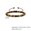 Natural Blue Beaded Bracelet for Men,Minimalist Handmade Adjustable Stackable Bracelet,Exquisite Boho Jewelry Gift