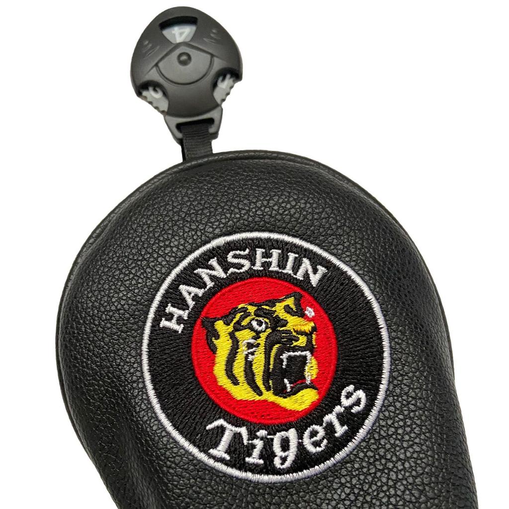 Hanshin Tigers Team Approved Golf 2025 Utility Head Cover Head Cover Made with Faux Leather and Directly Embroidered Dial Numbers Callaway TaylorMade