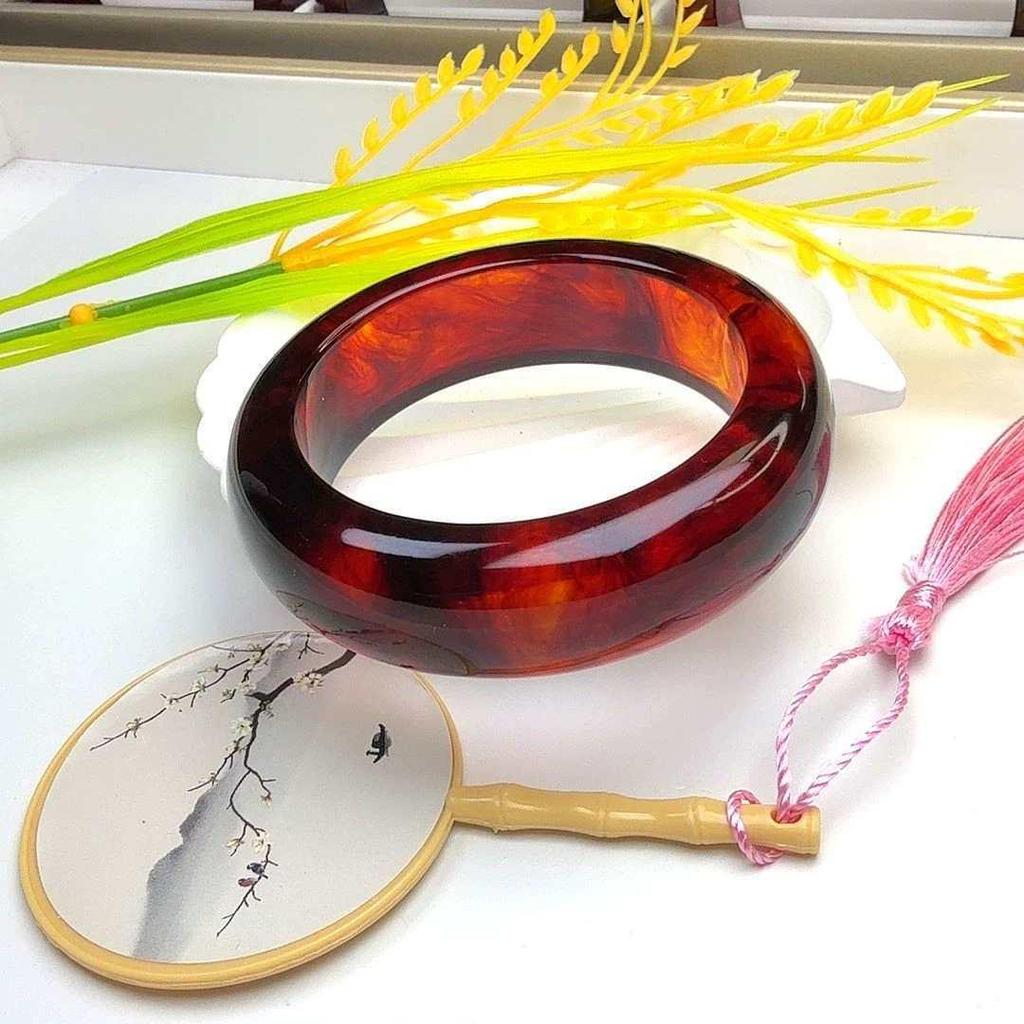 Blood Vein Amber Bracelet - Versatile Women's Style