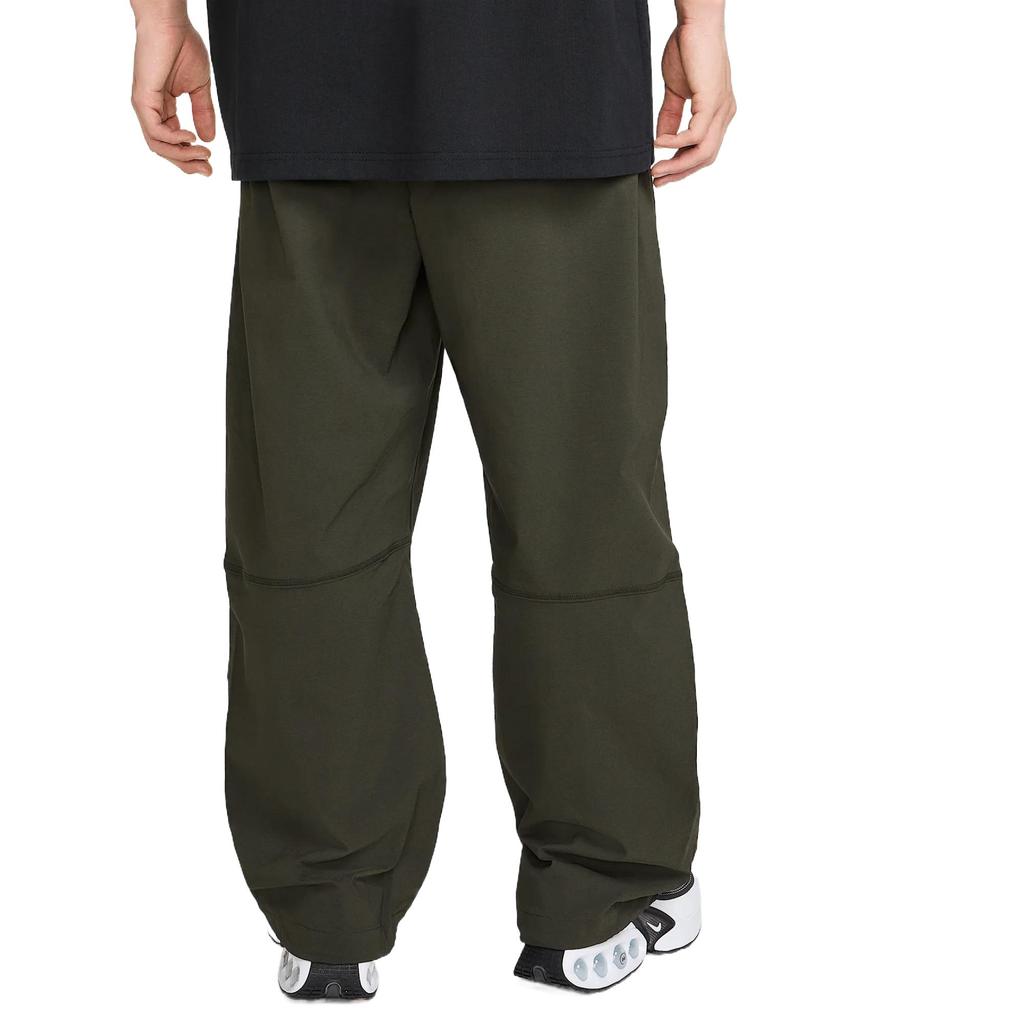 Nike Pantaloni Sportivi in Maglia Tecnici Monocolore Comodi alla Moda Versatili Uomo Fondo Rosso Legno Nero HM7159-356