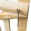 Vidaxl Wooden Gate, Hazel, 100X120 Cm