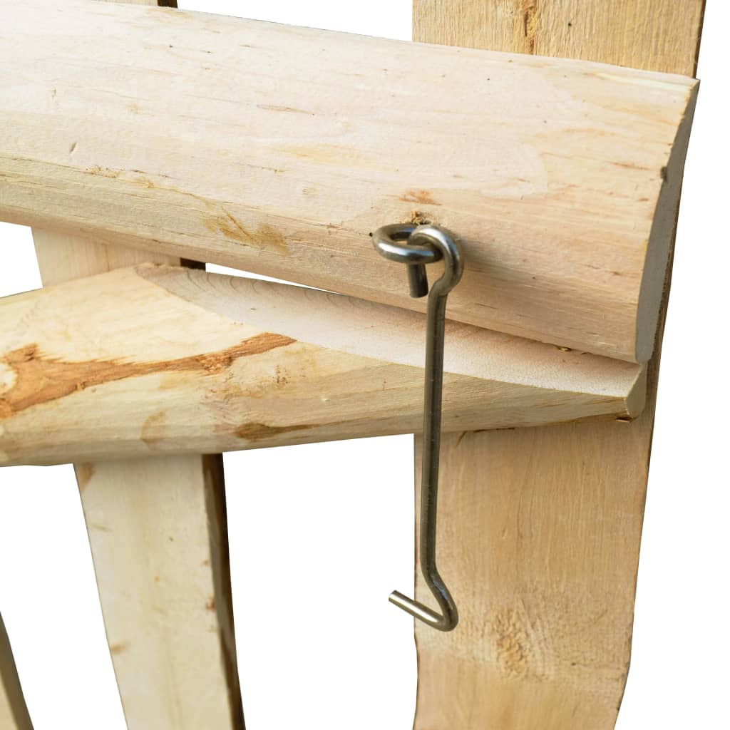 Vidaxl Wooden Gate, Hazel, 100X120 Cm