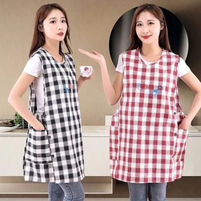 Breathable Cooking Aprons Wipeable Hands Coffee Uniform New Sleeved Apron Professional Barber