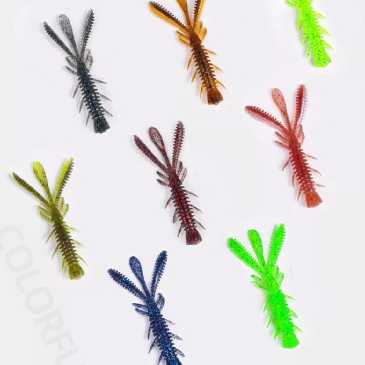 20PCS Soft Fishing Crawfish Lure Lobsters Baits Artificial Fishing Lures Baits Swimbait Soft Plastic Lures Easy to Use