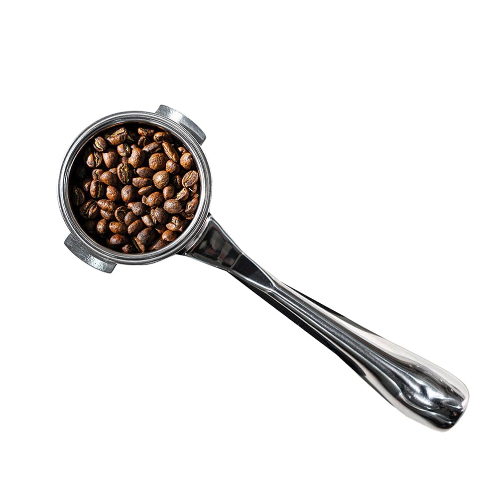 CafeSing COD Espresso Portafilter, All Stainless Steel, 180° Horizontal Position, Bottomless, Fits 58mm Basket