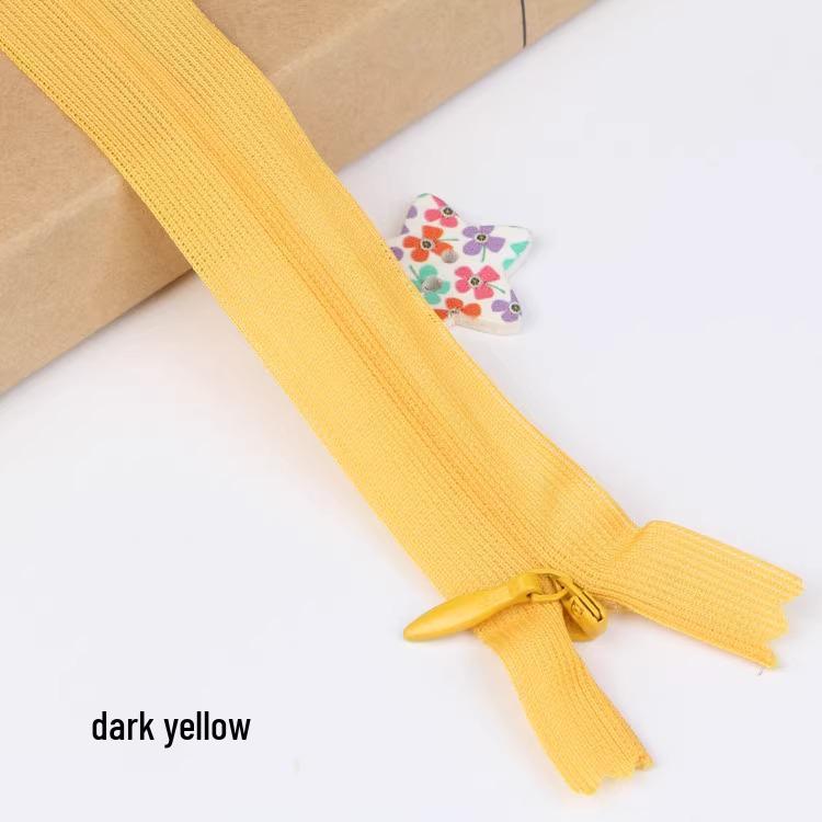 Sanli Unsichtbarer 25cm Kleid- & Kissen-Reißverschluss mit geschlossenem Ende