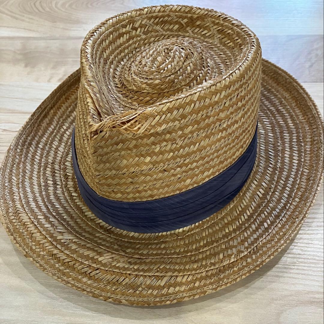 Used 1940s Stetson, straw hat Panama hat STETSON