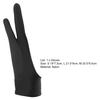 1 Pcs Drawing Gloves Breathable Prevent Mess Up Anti-mistouch Function Artist Gloves Stretchy Soft Fabric Protect Screen with Two Finger