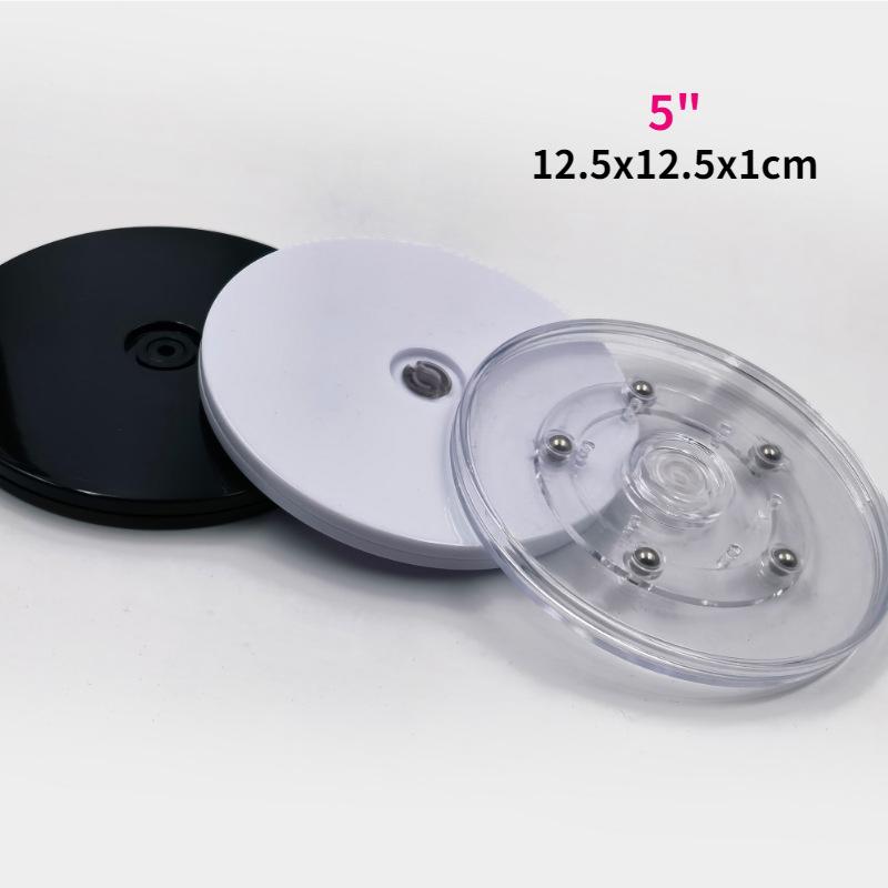 Clear Acrylic 360° Rotating Turntable Base