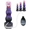 Dildo Bestseller cu Formă Unică, Acțiune Dublă, Stil Câine, cu Pulverizare de Apă și Bile Vibrante – Jucărie pentru Adulți – Dop Anal/Vaginal cu Utilizare Dublă