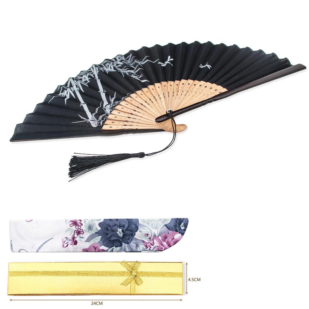 Japanisches Feuerwerk aus Seide, japanischer Fächer, Geschenkbox, Libelle und Bambus [boshiho], Fächer, Damen, Herren, Luxus, Stil, Fächer, Festival, Festival, Zubehör,