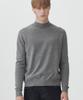 JE NE SAIS QUOI [Mens] Mock Neck Cashmere Knit _Heather Grey