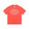 Letter Print Short Sleeve T-shirt Men and Women Summer Loose Couple Pure Cotton T-shirts
