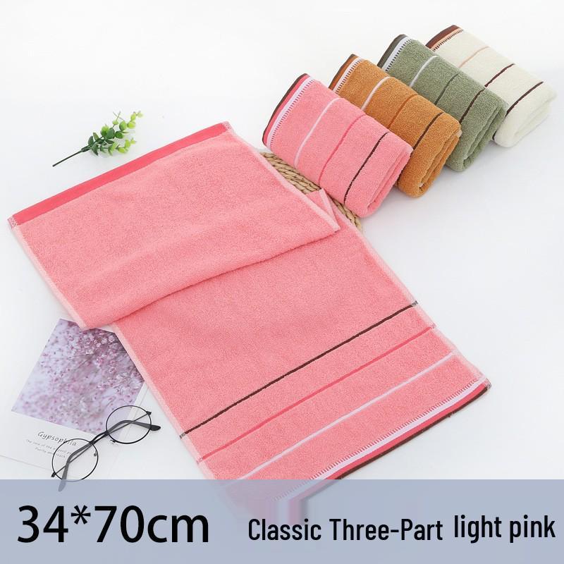 Embroidered Soft Cotton Face Towel - Thick, Absorbent, and Quick-Drying