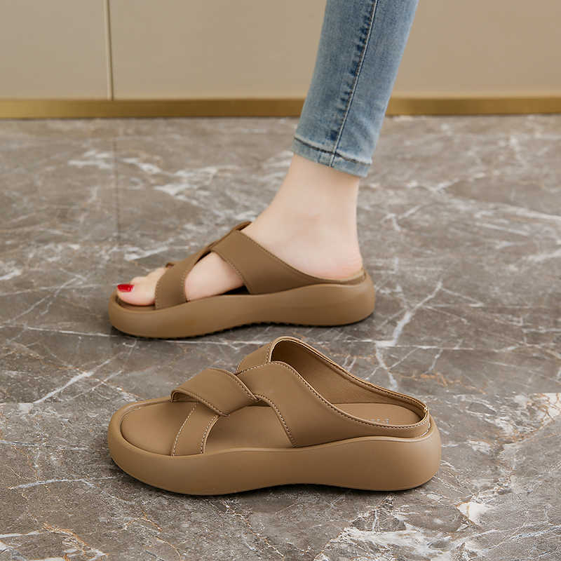 Fashion Light Weight Open From The Back Sneakers Unisex Woman Slipper Shoes Red Women's Sandals Sport Special Offers Premium