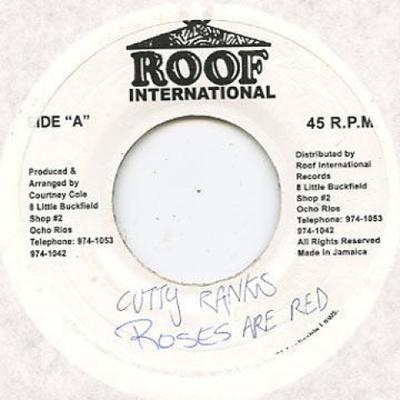 7inch Single CUTTY RANKS - Roses Are Red Roof Internatio 1996 Jamaica Reggae, Ska & Dub