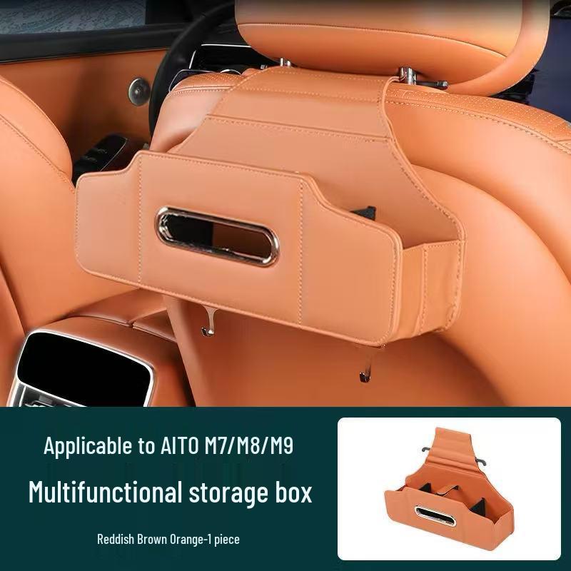 AITO M7/M8/M9 Car Seat Back Storage & Tissue Box - Interior Modification Part