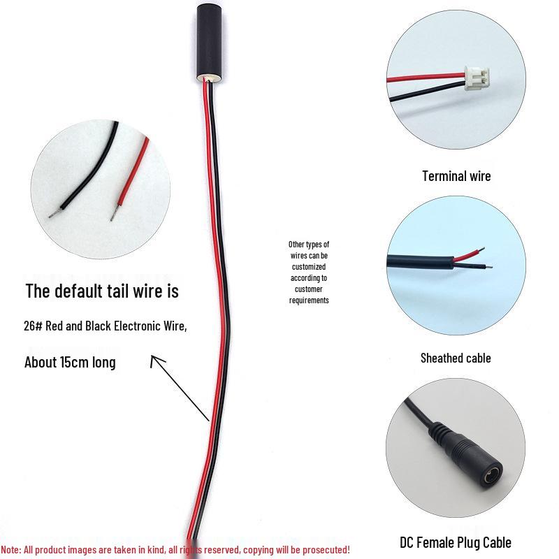 8x23mm 635nm 5mW Red Line Laser Module with Fixed Focus