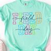 Comfort Colors School Field Day Shirt, Last Day Of School Tshirt, Happy Field Day Tee, Teacher Life Top, Gift For Field Day, Summer Shirt