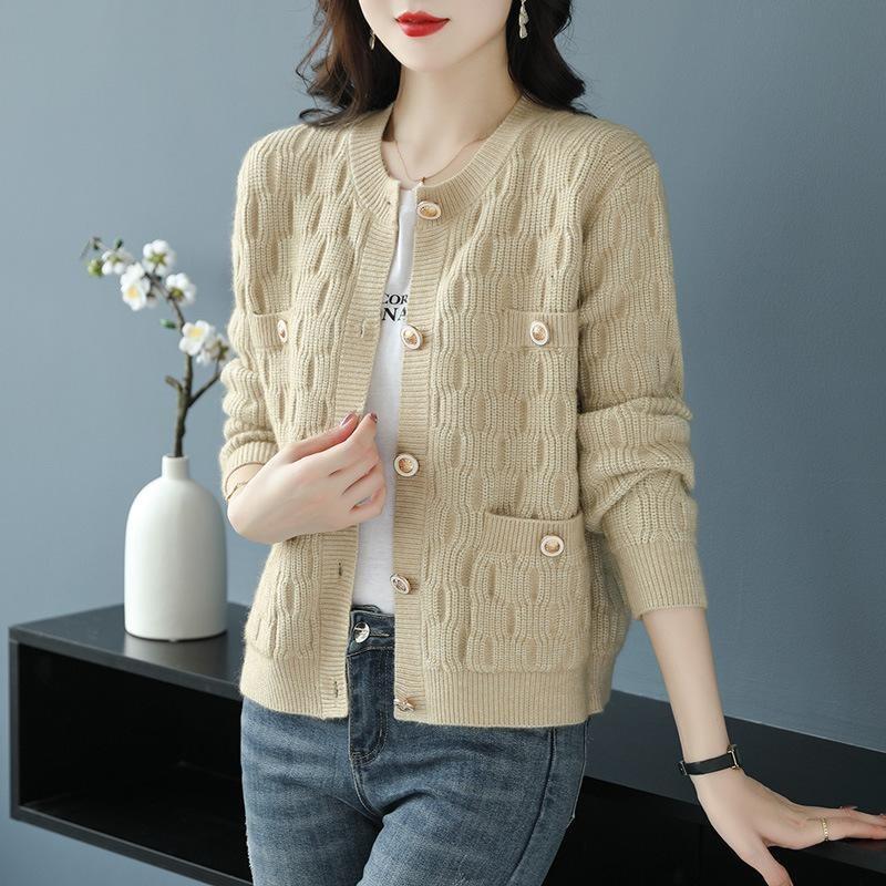 Short Sweater Jacket Shawl Women's Autumn Clothing New Loose Outer Top Knitted Cardigan Spring and Autumn Coat Women