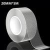 Enhanced 1-Meter Nano Tape – Super Strong Transparent Multi-Functional Tape. Reusable, Ideal For Wall Mounting And Item Organiza