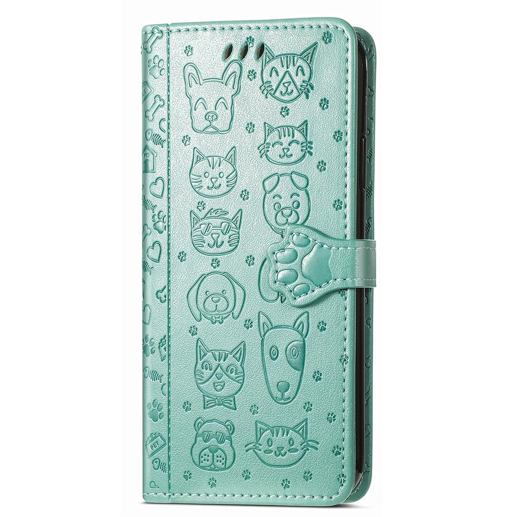 For Xiaomi Redmi Note 14 5G Case Leather Wallet Flip Phone Cover Cute Cat Dog Pattern