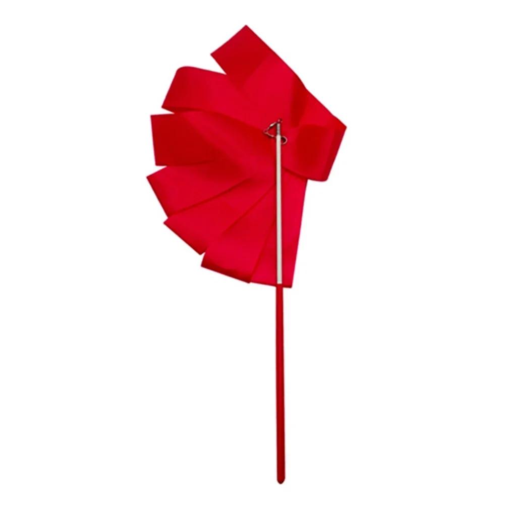 2M/4M Bunte Gymnastikbänder Tanzband Rhythmische Sportgymnastik Ballett Streamer Wirbelstab Stange Für GYM Training Professionell