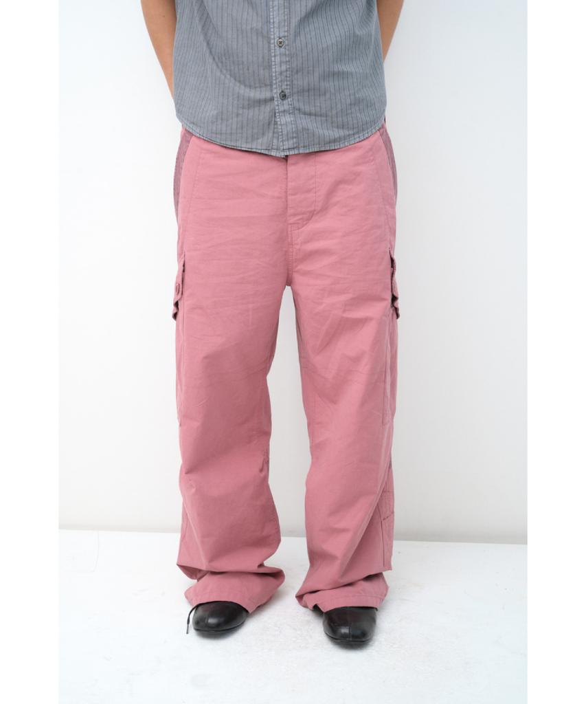 Haechinglum Curved Cargo Pants Pink