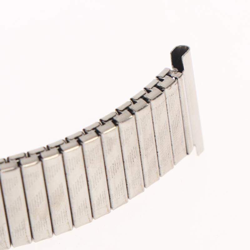 Tool Free Install Stainless Steel Watchband 10-20mm Elastic Metal Replacement Strap for Quick Wristband Update