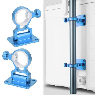 Creacom Angelkasten, Rutenhalter, Robust, Rostbeständig, Langlebig, Praktisch, Einfach aufzubauen, Schirmständer, Rutenhalter, Angelrute