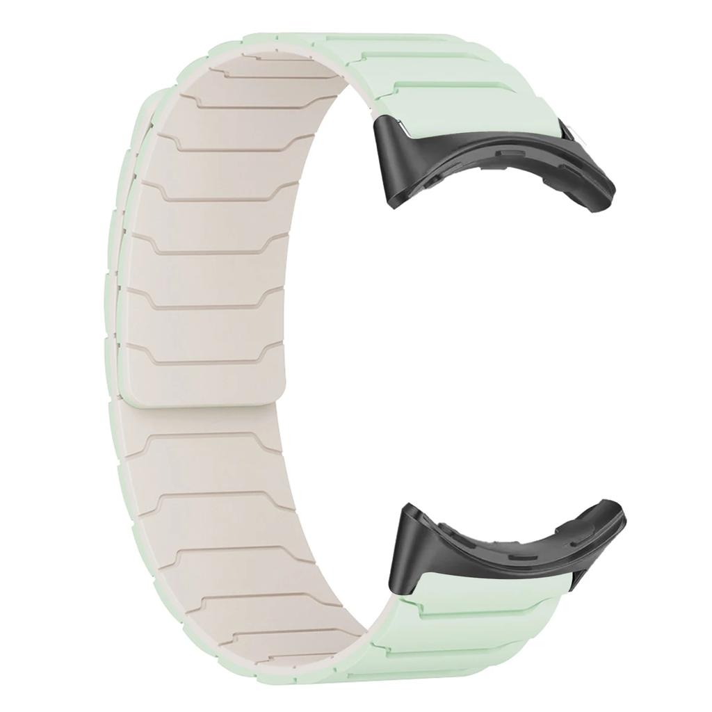 Magnetisk rem for Google Pixel Watch 4 3 2 1 41mm Silikonbånd for Google Pixel Watch 4 3 45mm Armbånd Tilbehør