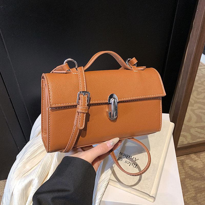 New Niche Design Popular Toothpick Pattern Small Square Bag Versatile Portable Shoulder Messenger Women's Bag
