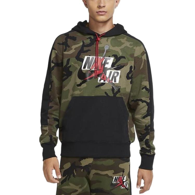 Jordan Jumpman Hoodies Classics Camo 'Olive Green' CU2902-222