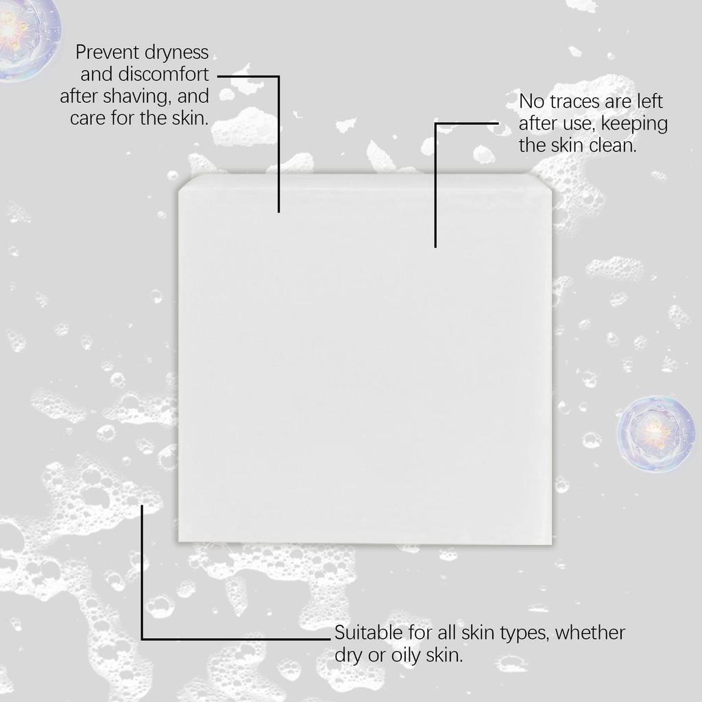 Herren Rasierseife Sanft Reinigend Glatte Rasur Tief Feuchtigkeitsspendend Und Beruhigend Trockene Haut