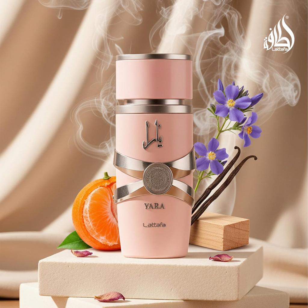 Yara PinkVanilla, Gourmand, Fruity, Floral - Eau de Parfum Long-Lasting Fragrance for Women, 3.40 Ounce / 100 ml