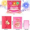Musical 3D Birthday Greeting Card with Music and Lights Artistic Birthday Card Celebration Card Perfect for Parties