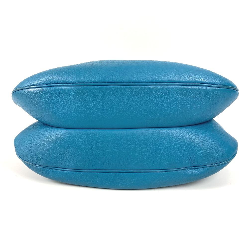 HERMES Gao Bag Shoulder Bag Shoulder Bag Togo Blue gene blue/SilverHardware