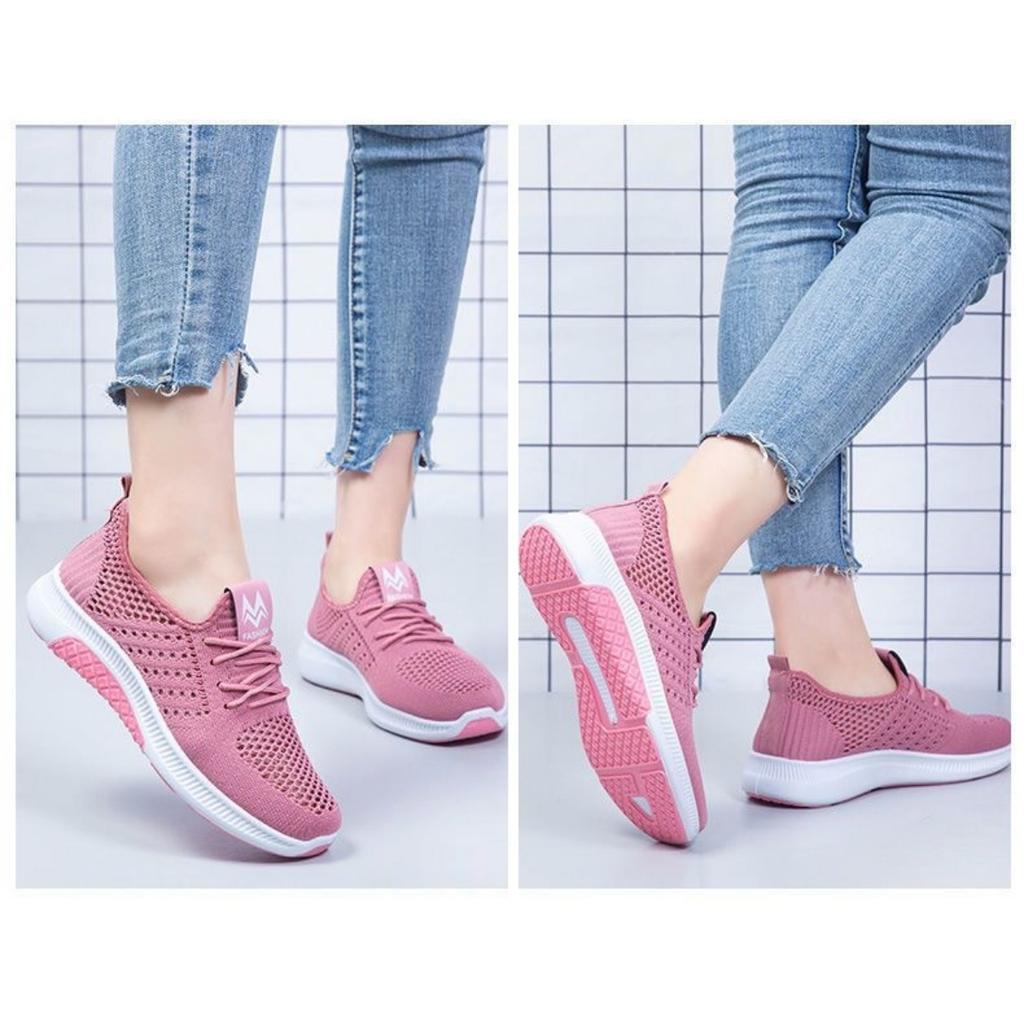 Summer Hollow Breathable Cloth Shoes with Mesh Surface, Soft Sole, Anti Slip, Versatile Casual Sports Women's Shoes