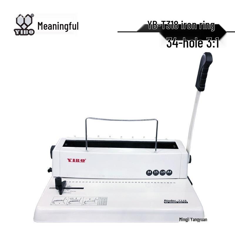 Yide YB-T318 34-отверстий машина для перфорации и переплета на пружину для настольных и настенных календарей Other